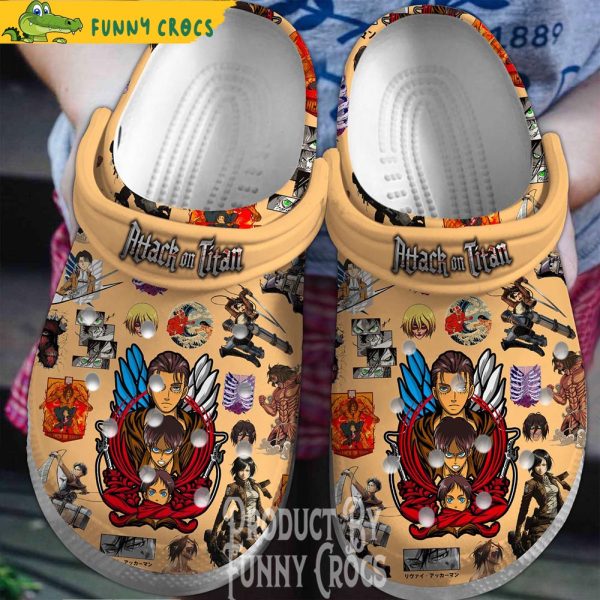 Attack On Titan Anime Crocs