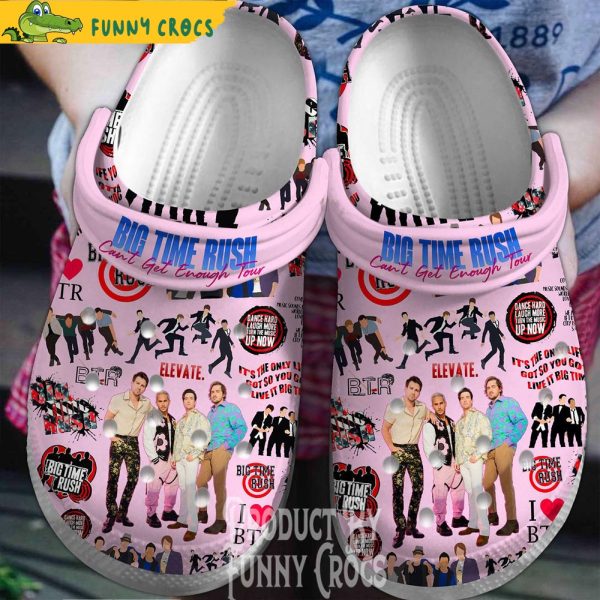 Big Time Rush Tour 2023 Music Crocs Shoes