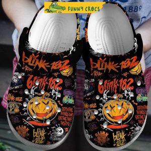 Blink 182 Halloween Pumpkin Crocs Clog 1