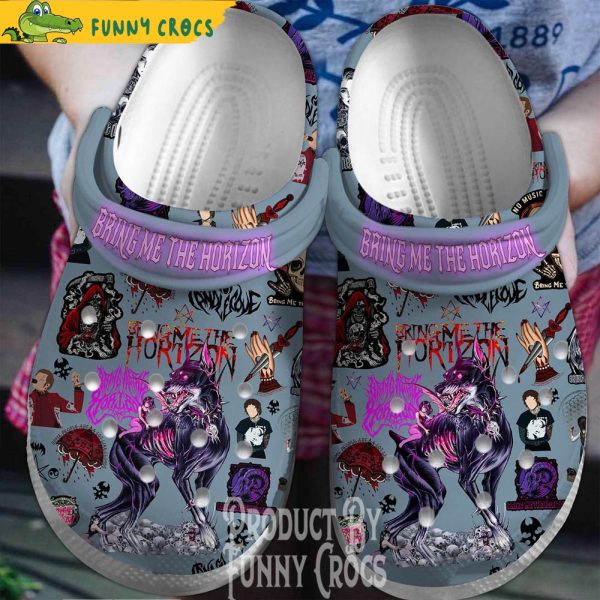 Bring Me The Horizon Skull Music Crocs Clogs