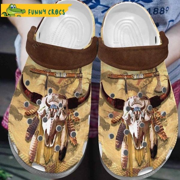Buffalo Skull Crocs ,Skull Gifts
