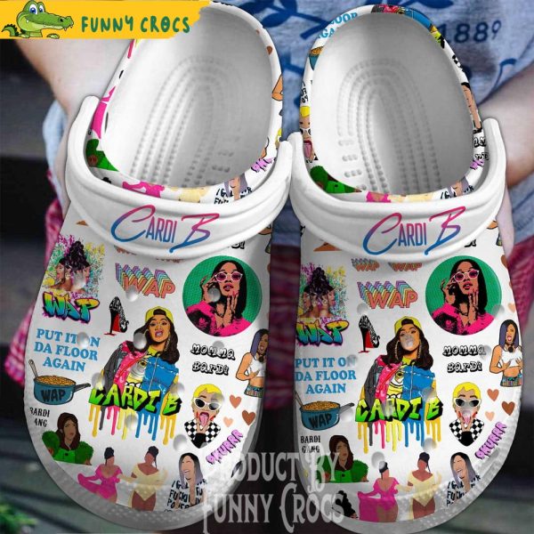 Cardi B Rapper Music Crocs Clogs