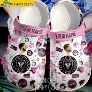 Customized Inter Miami Lionel Messi Crocs Shoes