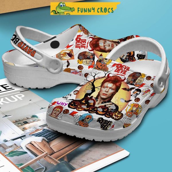 David Bowie Devil Halloween Crocs Shoes