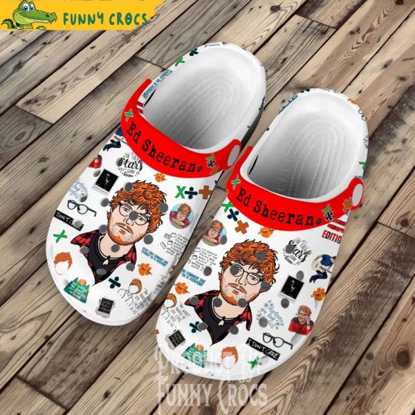 Ed Sheeran Face Music Crocs Shoes