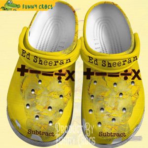 Ed Sheeran Subtract Yellow Crocs Shoes 2