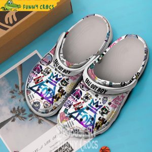 Fall Out Boy Music Pattern Crocs 2