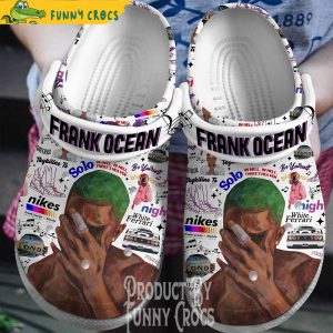 Frank Ocean White Ferrari Music Crocs 1