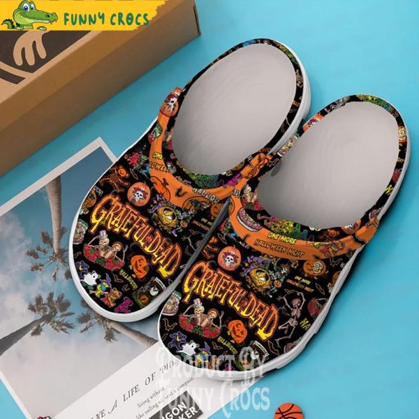 Grateful Dead Halloween Crocs Shoes