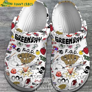 Green Day Band Members Crocs Clogs