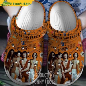 Greta Van Fleet Band Members Music Crocs Shoes 1