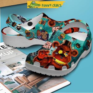 Halloween At Freddys Crocs Clog Shoes 3