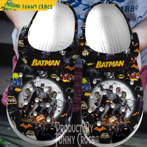 Halloween Moon Batman Crocs Shoes