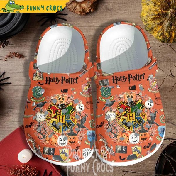 Harry Potter Halloween Pumpkin Crocs Shoes