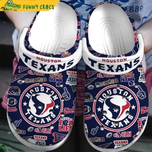 Houston Texans Crocs By Funny Crocs