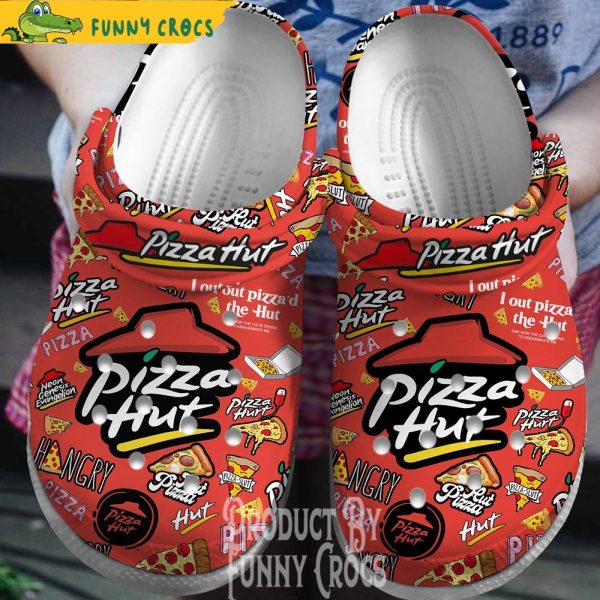 Pizza Hut New Pizza Food Crocs Shoes