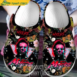 Is Michael Myers Real Flower Halloween Crocs