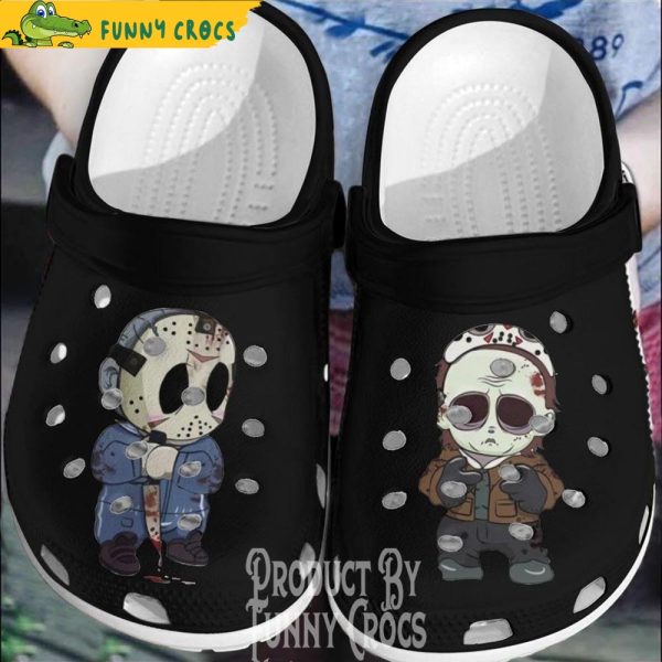 Jason Voorhees Friday The 13th Horror Movie Halloween Crocs