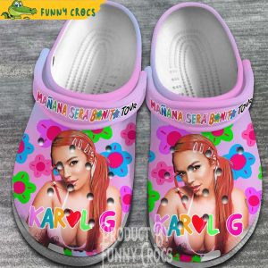 Karol G Maana Ser bonito Tour Crocs Shoes 2