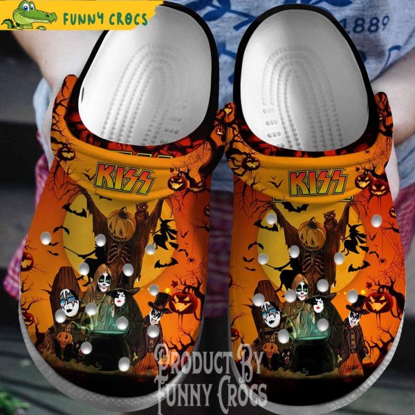 Kiss Band Halloween Music Crocs