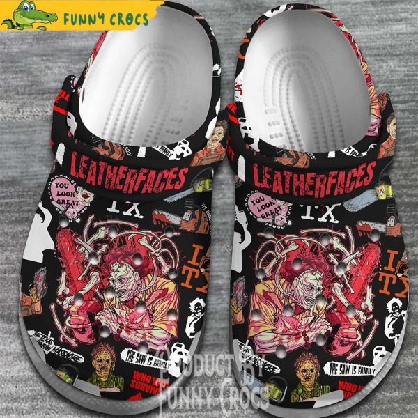 Leatherface Movie Halloween Crocs