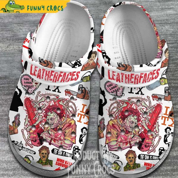 Leatherface Movie Halloween Crocs Clogs