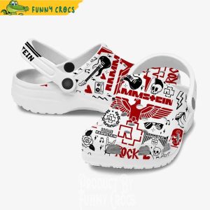 Logo Rammstein Band Music Crocs Shoes 2