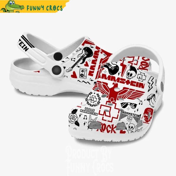 Logo Rammstein Band Music Crocs Shoes