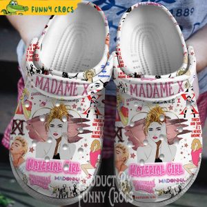 Madonna Material Girl Music Crocs 1