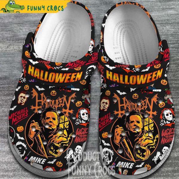 Michael Myers Knife Halloween Crocs