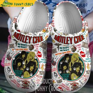 Mötley Crüe Members Crocs Shoes