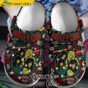 Mötley Crüe Tour 2023 Music Crocs