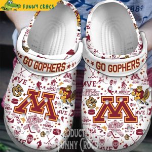 NHL Minnesota Golden Gophers Crocs Shoes 1