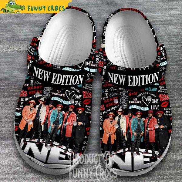 New Edition Band Music Crocs