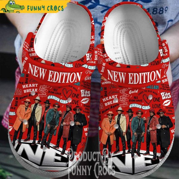 New Edition Members Music Crocs