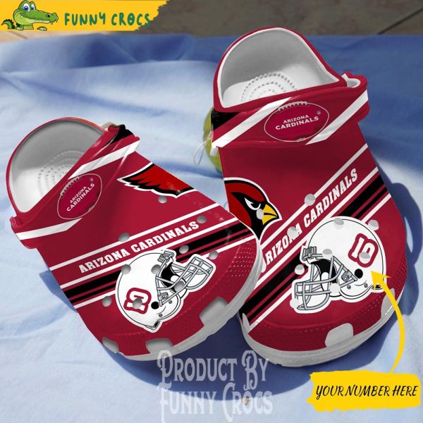 Number Arizona Cardinals Crocs Slippers