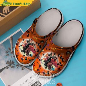 Orange Hocus Pocus Moon Halloween Crocs Shoes 1