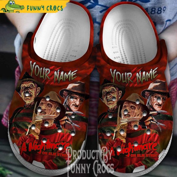 Personalized A Night Elm Street Halloween Crocs