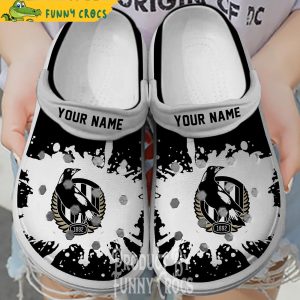 Personalized Collingwood Magpies Crocs Clogs Shoes