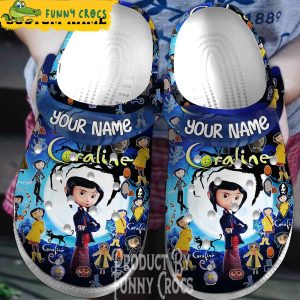 Personalized Coraline Halloween Crocs 1