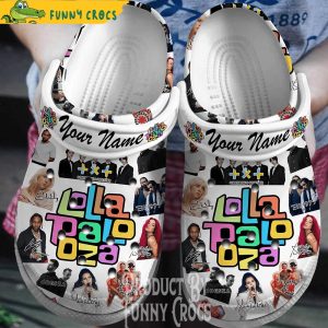 Personalized Lollapalooza 2023 Music White Crocs