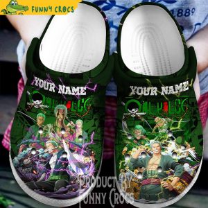 Personalized Roronoa Zoro Swords One piece Crocs