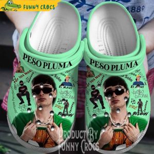 Peso Pluma Singer Crocs Clogs