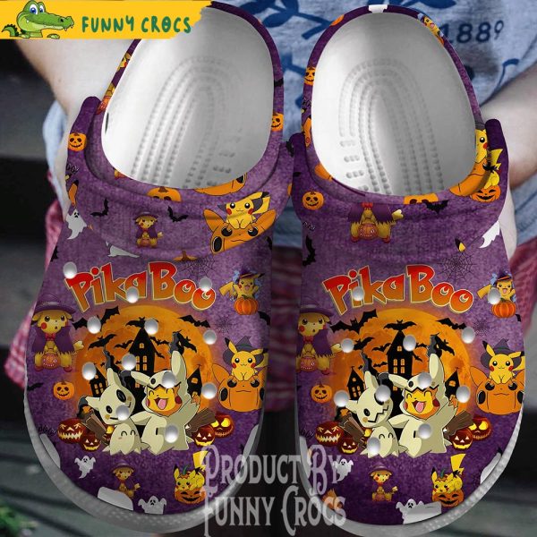 Pikaboo Halloween Crocs Clogs