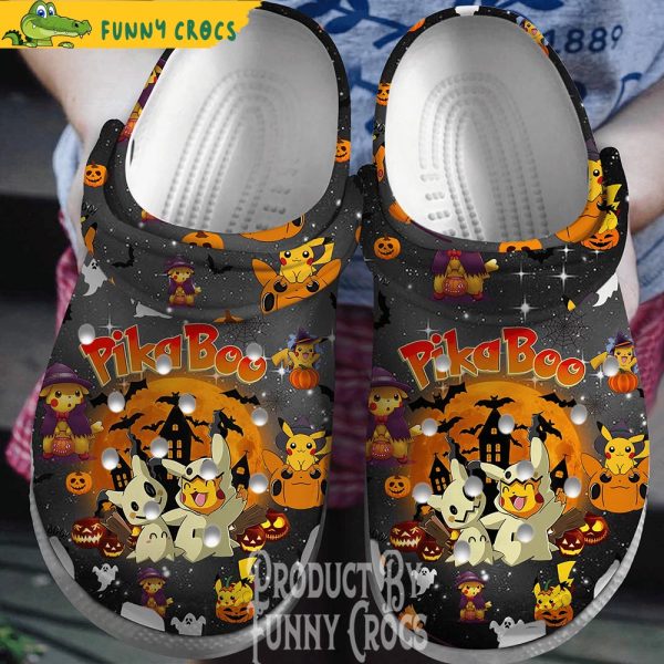 Pikaboo Halloween Crocs Slippers