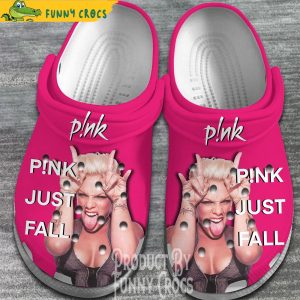 Pink Singer Muisc Crocs Shoes 2
