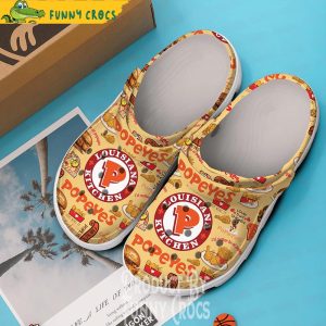 Popeyes Chicken Food Crocs Crocband Shoes