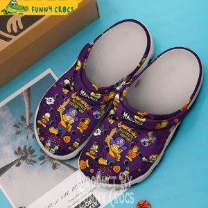 Purple Garfields Halloween Adventure Crocs Clogs 2