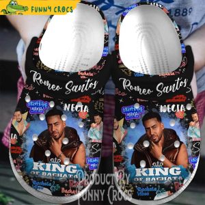 Romeo Santos King Of Bachata Crocs Clogs 1