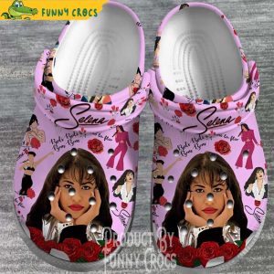 Selena Quintanilla Songs Pink Crocs Clog Shoes